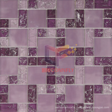 Purple Crystal Ice-Cracked Mosaic (CCG202)